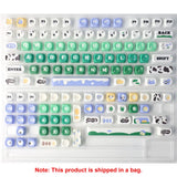 SHOPMOCHO Pink Cat Dye Sublimation PBT Keycaps 136 Keys MOA Profile Keyboard Keycaps for Cherry Gateron MX Switches Mechanical Keyboards