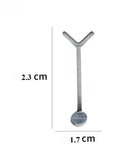 Shopmocho 1/2/4pcY-shaped Love Heart Magnetic Auxiliary Tool For Match with Nail Magnet Suck Cat Eye Heart Shapes Effect Nail Gel DIY Tool