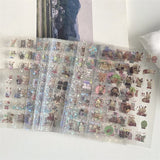 Shopmocho 6pcs/10pcs Set Y2K Random Cute Glitter Laser Sticker for Phone Camera Luggage Journal Sticker Kawaii Decoration Sticker Gift