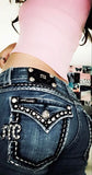 SHOPMOCHO Gothic Womens Diamond Embroidery Jeans Vintage Low Rise Flared Jeans Women Retro Y2k Baggy Denim Pants High Streetwear Trousers