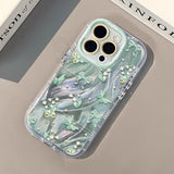 Shopmocho Butterfly Phone Case For iPhone 13 Funda iPhone 11 16 Pro Max XR 17 Air 14 12 7 8  Plus SE 17promax Silicone Soft Cover Carcasas
