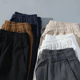 Shopmocho Men Shorts for Men Cotton Linen Casual Breathable Beach Shorts Men's Short Sweatpants Vacation Gym Basketball