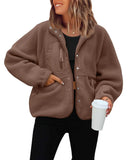 SHOPMOCHO New autumn and winter women polar fleece loose jacket y2k retro Harajuku casual street jacket top