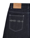 SHOPMOCHO Black Spring And Summer Disc Patch Denim Shorts Men And Women Y2k Retro Hip-Hop Harajuku Streetwear Casual Loose Trend Shorts