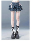 SHOPMOCHO New Fashion Women Hot Girl Sweet Kawaii Bow Vintage Y2k Clothes American Streetwear Sexy Summer A-line Gothic Mini Denim Skirts