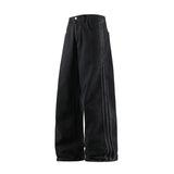 SHOPMOCHO Man Pants Jeans Baggy Jeans Loose Fit Straight Leg High Street Casual Trousers For Men Spring Autumn Trendy Wide Leg