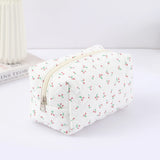 Shopmocho 1 pc exquisite bowknot single-layer pencil case, floral pattern design storage bag, a must-have for back to school season