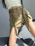 SHOPMOCHO Women's High Waist Mini Skirt Y2K Denim Workwear Shorts Elastic Slimming Summer Hot Pants Trendy Plus Size Skirts for Ladies