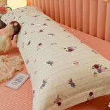 SHOPMOCHO 100% Cotton Pillow Cover Comfortable Pillow Case 90/120/150/180cm Long Bedside Cushion Cover Sweet Girl Pillow Covers Decorative