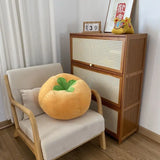 SHOPMOCHO ins cute soft cute mushroom tomato futon cushion bed cushion doll throw pillow lazy living room sofa pillow