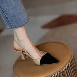 Shopmocho High Heels Summer 2025 New Arrival Fashion Buckle Pointed Heel Sandals Women Comfort Simplicity Stilettos Sandalias De Mujer