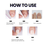Shopmocho 120pcs/Box 9 Styles French Fake Press On Toenails Short Square Nude Pink French Glossy False Toe Nail Full Cover Summer Toe Tips