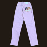 Shopmocho Y2K Light Pink Baggy Straight Leg Jeans Womens Clothing Harajuku Classic Angel Graphic Printed Trousers Gothic High Waist Pants