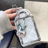 SHOPMOCHO Binder Photocard Holder Cute Keychain Photo Card Case Idol Cards Collect Book Picture Frame Photocard Kpop Stuff 포카 바인더