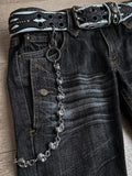 SHOPMOCHO American Retro Flared Jeans Harajuku Wide Leg  Y2k Gothic Vintage Embroidery Women's Denim Pants Baggy Hip Hop Streetwear