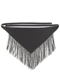 Shopmocho New Chinese-style Bohemian ethnic triangular scarf tie, ladies' decorative waist cover, hot girl fart curtain