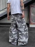 SHOPMOCHO 2026 Pantalones Y2K Streetwear Camouflage Baggy Cargo Jeans Pants For Men Clothing Wide Leg Oversize Long Trousers Moda Hombre