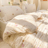 SHOPMOCHO Floral Style Duvet Cover Breathable Quilts Cover Single/Double/Queen Size Comforter Cover Home Bedding (Pillowcase Need Order)