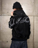 SHOPMOCHO Y2K American harajuku Gothic Letter Print Hip-Hop Punk Style Men And Women Hoodie Retro Fashion Oversized Zipper Sweatshirts