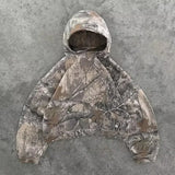 SHOPMOCHO New Harajuku Hip-hop Gothic Akimbo Fashion Camouflage Leaf Loose Coats Jacket Mens Y2K Retro Couple Casual American Streetwear