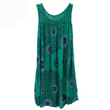 Shopmocho Women's clothing summer sleeveless camisole dress lace print sleeveless large swing loose sexy dress long skirt plus size