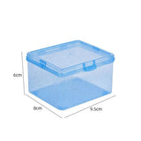 Shopmocho Kpop Photocard Storage Box Transparent Acrylic Photo Card Organizer Compartment Flip Box Card Case Protector Container Korean