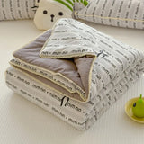 SHOPMOCHO New Sweet Printed Air-Condition Blanket Soft Skin-Friendly quilted quilt Breathable Cooling Summer Comforter Queen King Beds