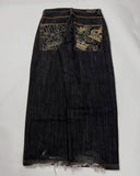 SHOPMOCHO Y2K American Jeans Mens Oversized Retro Hip-Hop Wide-Leg Pants Harajuku Trend Rock Women Straight Pants