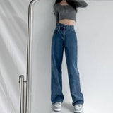 Shopmocho 1970s Retro Crossbody High-waist Slimming Drag-on Straight-crotch Long Pants Women Summer Cotton Material