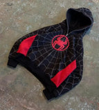 SHOPMOCHO Y2k Retro Gothic America Spider Foaming 3d Print Hoodies Fashion Oversized Loose Full Zipper Hoodie Men Jacket Street Sweatshirt