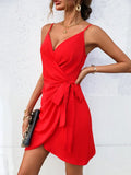 Shopmocho Cross border European and American fashion sexy V-neck dress