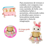 SHOPMOCHO Little Rabbit Bedroom kitchen outdoor gamesLovely Scene Play Toys Simulation Modelling Children Birthday Easter Gift