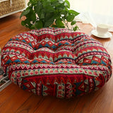 SHOPMOCHO Round Floor Cushion Pillow Thickened Tatami Yoga Mat for Meditation Machine Washable Seat Cushion Office Sleeping Mat