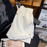 Shopmocho Summer New Women's Elastic Waist Five-Quarter Length Shorts Casual Loose Slimming Sporty Versatile Long Pants