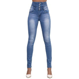 SHOPMOCHO Women Black Jeans Push Up Pencil Denim Pants Ladies Vintage High Waist  Casual Stretch Skinny Mom Jean Slim Femme