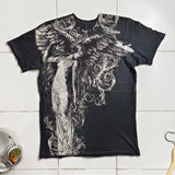 SHOPMOCHO Gothic Southpole Long Sleeve Man Retro Fashion American Skull Print Oversize T-shirt Autumn Sun Proof Tops