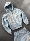 SHOPMOCHO Vintage Hip Hop Letter Embroidery Zipper Hoodie Streetwear Men Women Sports Washed Loose Coat Y2K Punk Couple Hoodie Sweatshirt