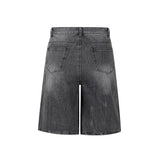 SHOPMOCHO Spring 2026 Men's jeans Classic Washed Denim Shorts New Style Casual Jeans for Men Spring/summer five quarter length jeans