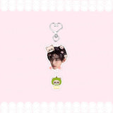 Shopmocho KPOP ZB1 Merch Keychain for Women Men ZEROBASEONE Kawaii Fashion Acrylic Fruit Key Ring Holder Gifts Car Bag Charm Accessories