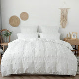 SHOPMOCHO Crafts Furball King Size Bedding Set Queen Size Double Duvet Cover Set 200x200 High Quality Tufted Quilt Cover and Pillow Cases