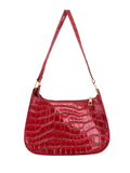 Shopmocho Vintage Patent Leather Shoulder Bag Fashion Women's Handbags Casual Designer Hobos Underarm Bag
