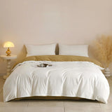 SHOPMOCHO 3pcs 100% Egyptian Cotton Duvet Cover Set 1pc Duvet Cover and 2pcs Pillowcases 150*200/220*220cm Single/double Queen King Size
