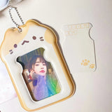 Shopmocho Kawaii Photocard Holder Kpop Photo Card Organizer Idol Photo Cards Display Supplies Photo Protector Sleeve Student Stationery
