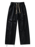 SHOPMOCHO Men's Cargo Jeans 2026 New Spring Summer Wide Leg Denim Pants Straight Baggy Jeans Asian Size L-5XL
