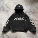 SHOPMOCHO Korean Fashion Simple Gray Double Sided Oversized Zipper Hoodie Women Y2K New Harajuku Gothic Casual Joker Couple Sweatshirt