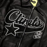 SHOPMOCHO Y2k Gothic Punk Leather Jacket Hip Hop Punk Pattern Embroidered Motorcycle Jacket Fashionable and Simple Streetwear Zipper Coat