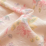 SHOPMOCHO Floral Style Duvet Cover Breathable Quilts Cover Single/Double/Queen Size Comforter Cover Home Bedding (Pillowcase Need Order)