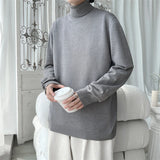 SHOPMOCHO Turtleneck sweater men 2025 Winter Warm New Knitted Shirt Loose, soft and comfortable sweater