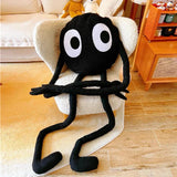 SHOPMOCHO Huge Cute Black Briquettes Octopus Plush Toy Stuffed Long Legs Octopus Doll Plush Animal Pillow Creative Gift Kawaii Room Decor