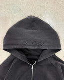 SHOPMOCHO Y2K harajuku Gothic Letter Print Retro Fashion Men And Women Hoodie Hip-Hop Punk Style Black Oversized Zipper Sweatshirts